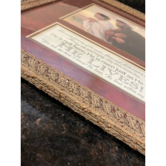 Framed Eugene burnard Peter and John “running to tombs” - Picture 8 of 9